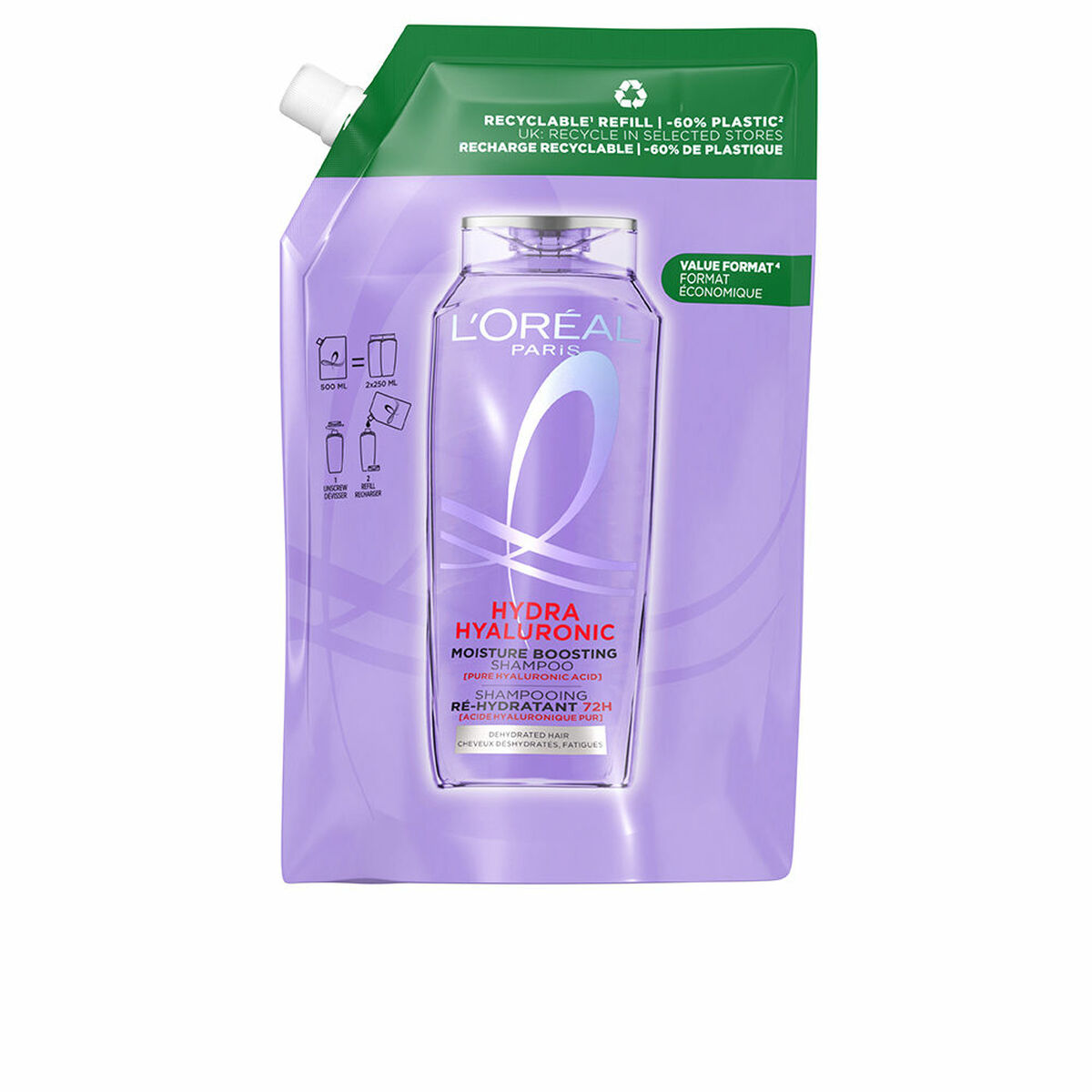 Shampoo L'Oreal Make Up ELVIVE HIDRA HIALURÓNICO 2 S05131133_0