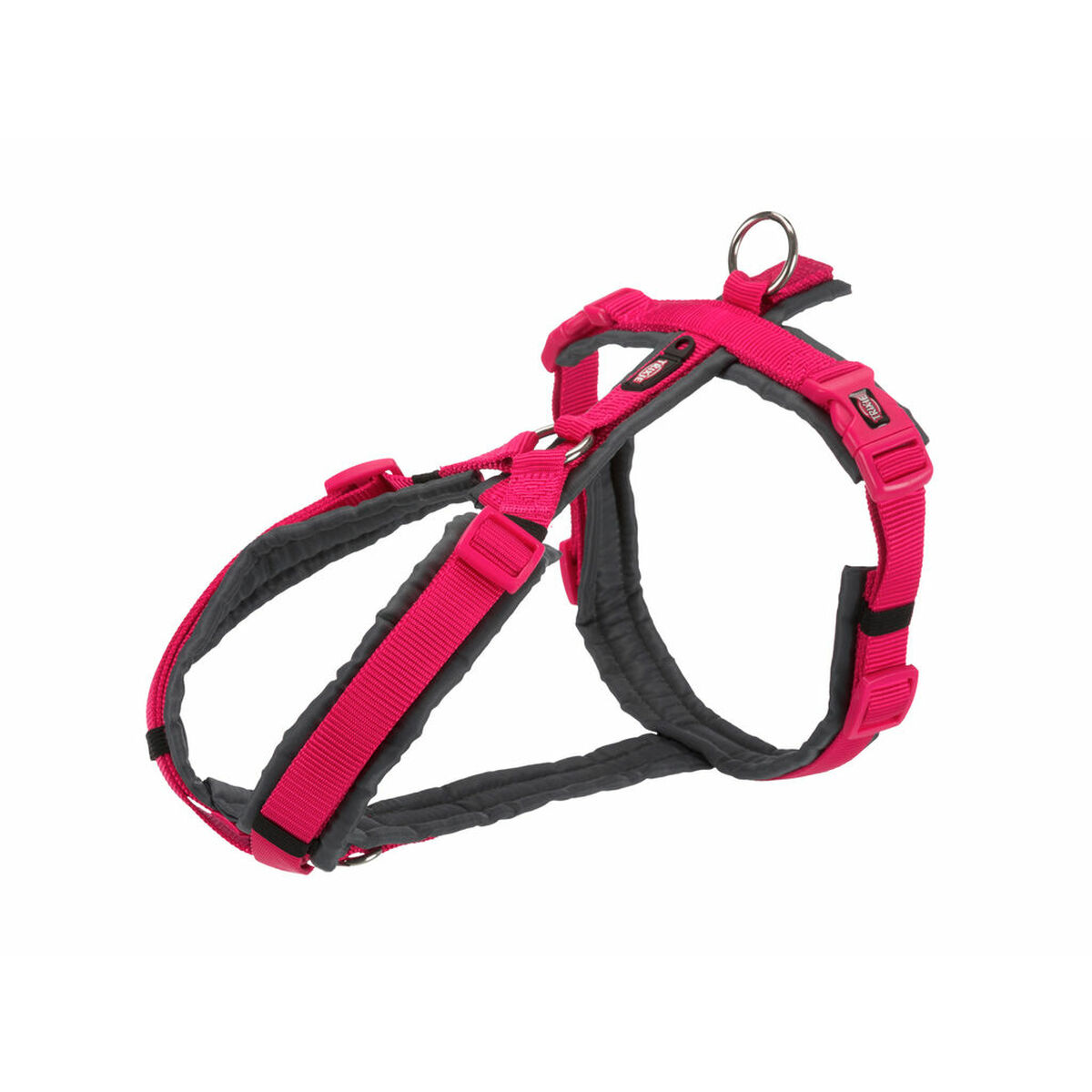 Imbracatura per Cani Trixie Premium Trekking Grafite Fucsia M 2 M0604045_0