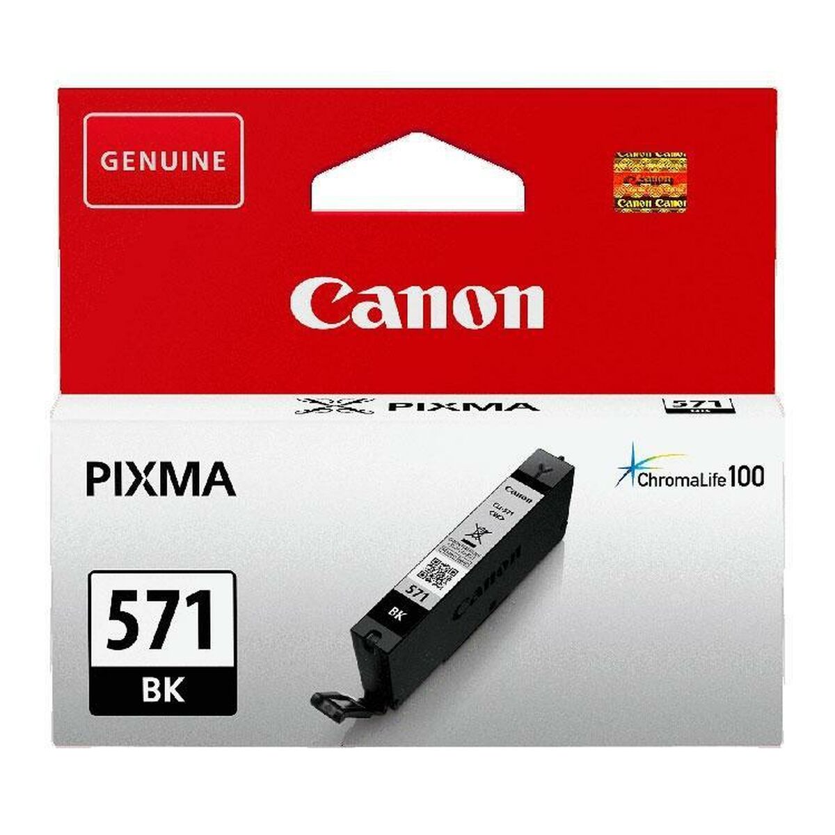 Cartuccia ad Inchiostro Originale Canon CLI-571BK Nero 2 S8402564_0