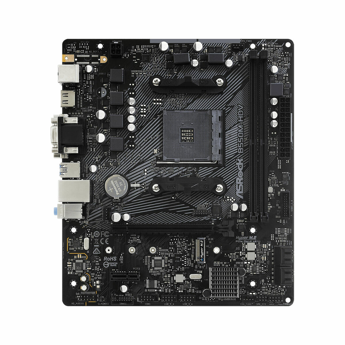 Scheda Madre ASRock B550M-HDV AMD AM4 AMD B550 3 M0321781_1