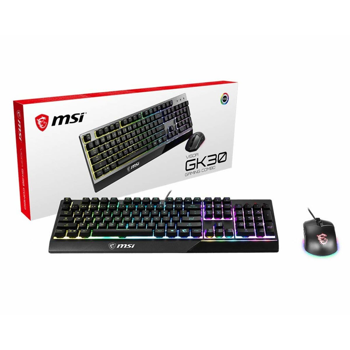 Tastiera e Mouse MSI Vigor GK30 Qwerty in Spagnolo 2 M0302526_0