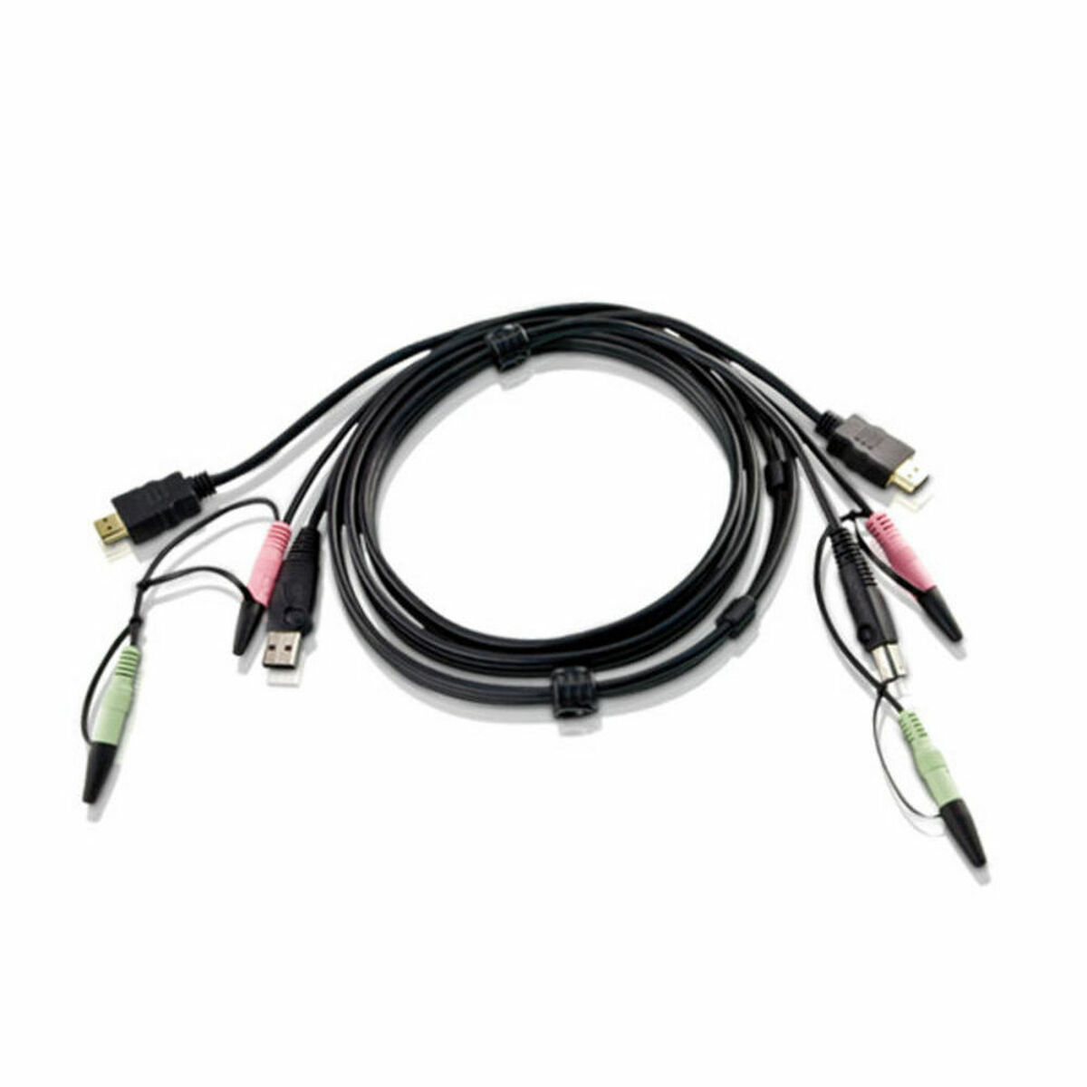Switch KVM Aten 2L-7D02UH Nero 1,8 m 2 M0304040_0