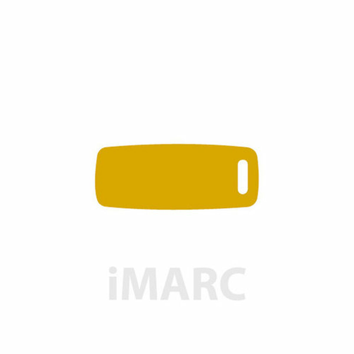 Targhetta di identificazione Imarc Baggage Giallo Dorato 3 M0603318_1