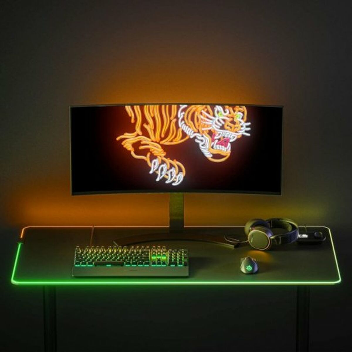 Tappetino per Mouse SteelSeries QcK Prism Cloth Nero 6 M0318078_4