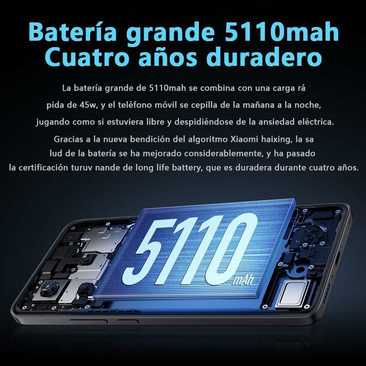 Smartphone Xiaomi Redmi Note 14 5G 6,67" Octa Core 8 GB RAM 256 GB Nero 4 S0242850_2