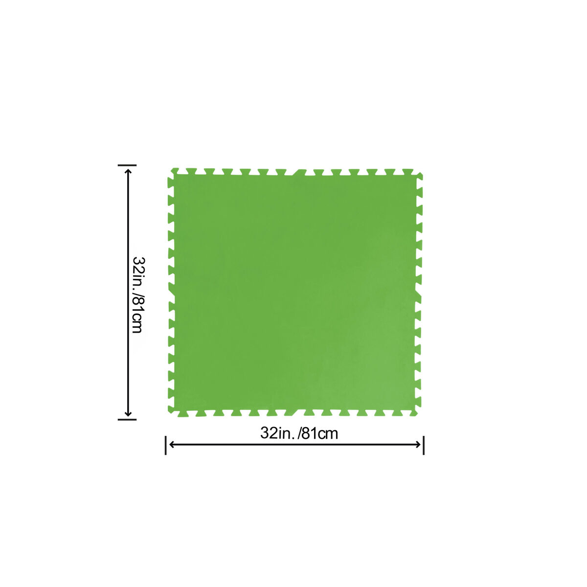 Bestway Pavimento Piscina Foam Verde 9 Pezzi 78x78 cm Giardino 58636 5 D1400504_3