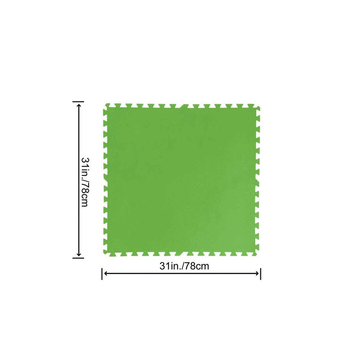 Bestway Pavimento Piscina Foam Verde 9 Pezzi 78x78 cm Giardino 58636 12 D1400504_10