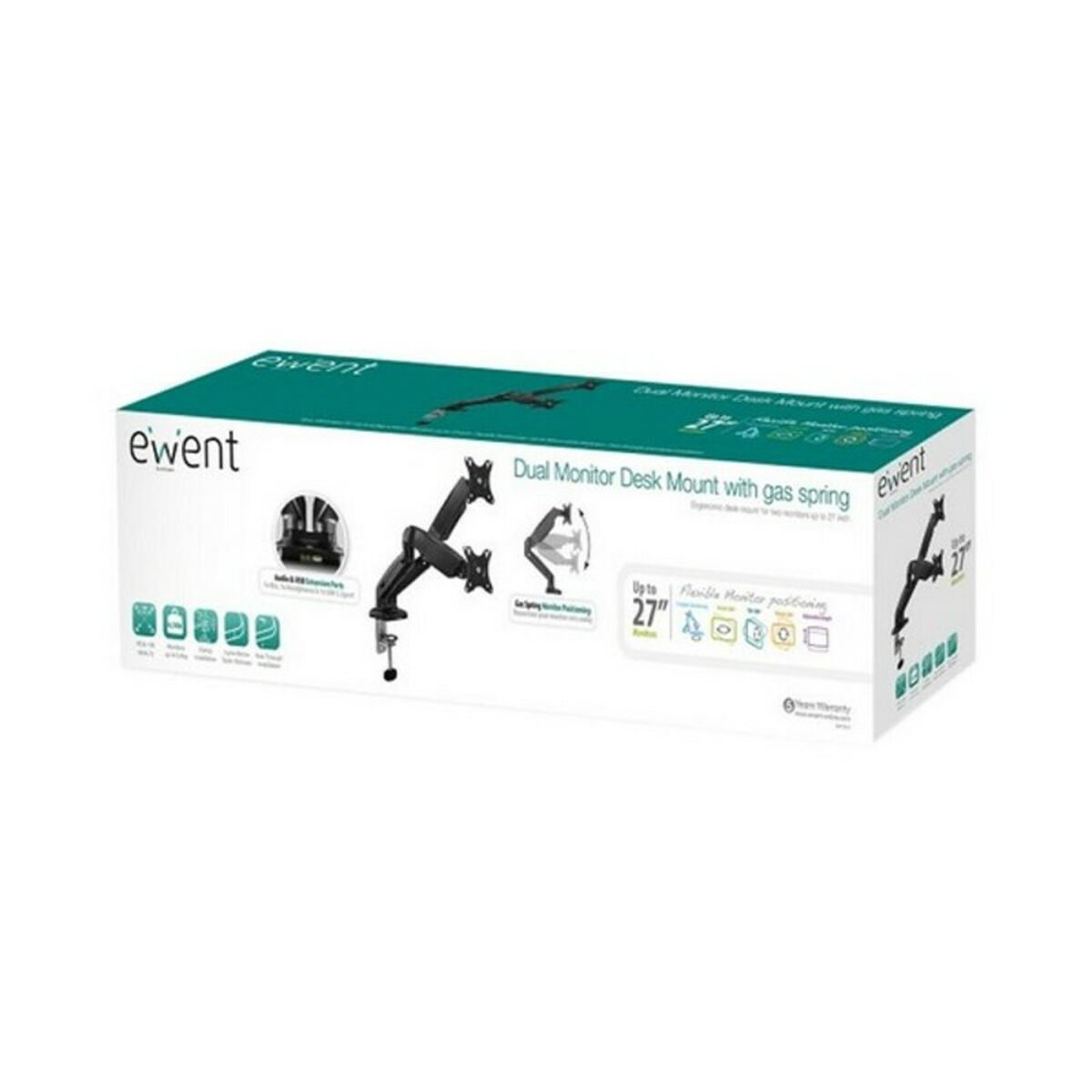 Supporto TV da Scrivania Ewent EW1516 13"-27" 2 S0222388_0