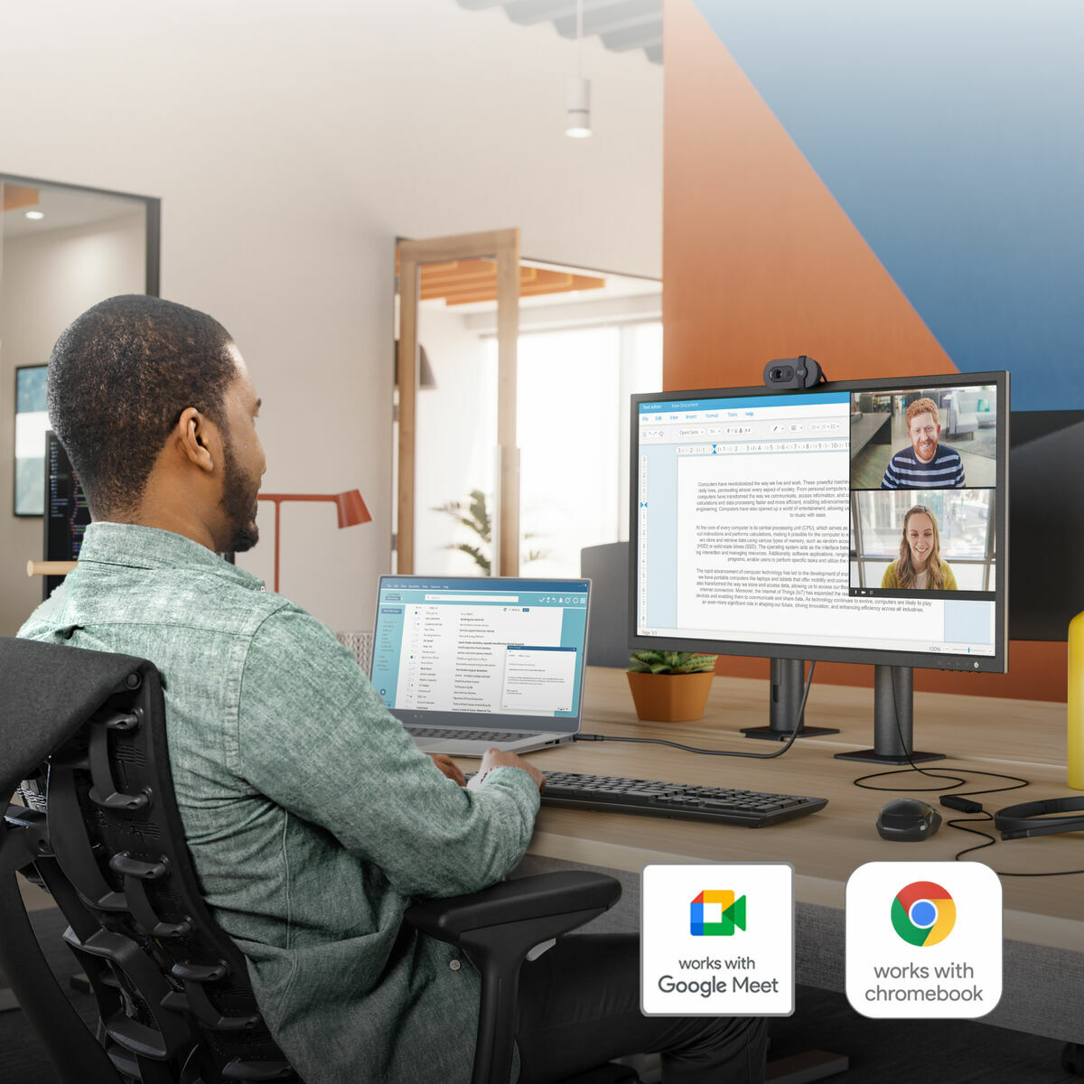 Webcam Logitech 960-001592 6 S55249111_4