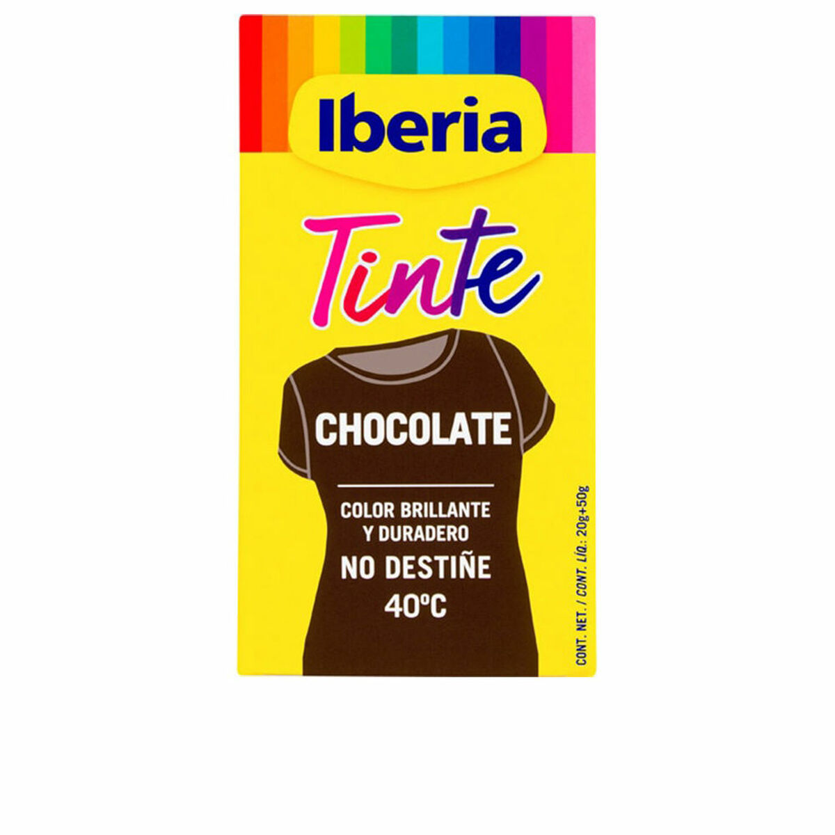 Inchiostro per Abbigliamento Tintes Iberia Cioccolato 70 g 2 S05114836_0