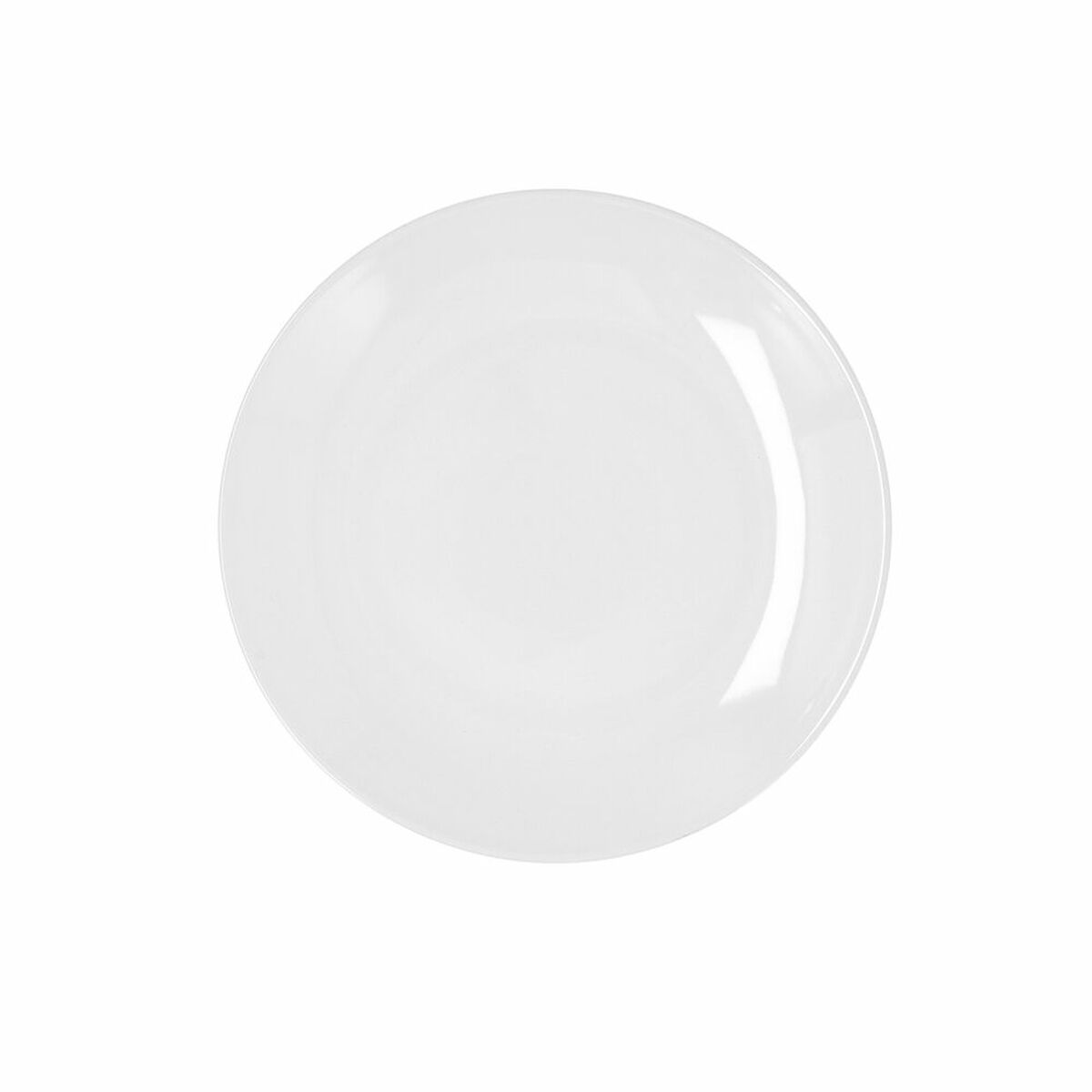 Piatto da pranzo Bidasoa Glacial Coupe Bianco Ceramica Ø 21 cm (6 Unità) (Pack 6x) 2 S2704949_0