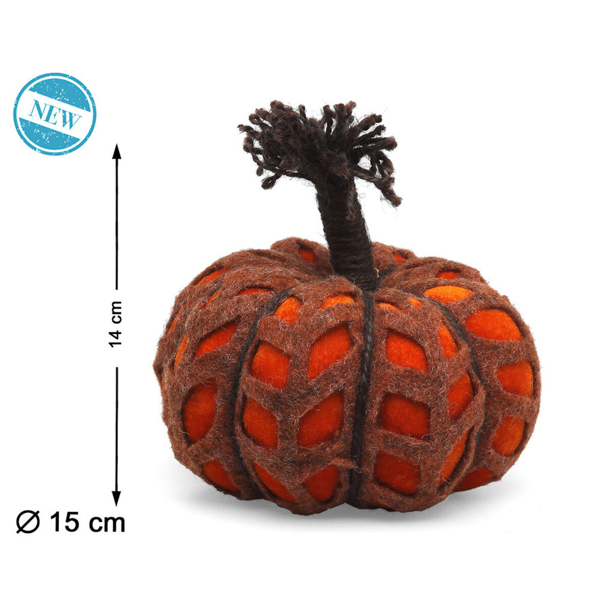 Decorazione per Halloween 15 x 14 cm Zucca 3 S1135354_1