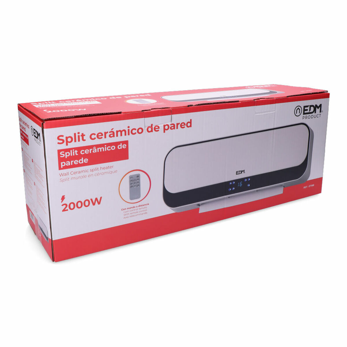 Termoconvettore Ceramico da Parete EDM 07188 1000 - 2000 W 5 S7920927_3