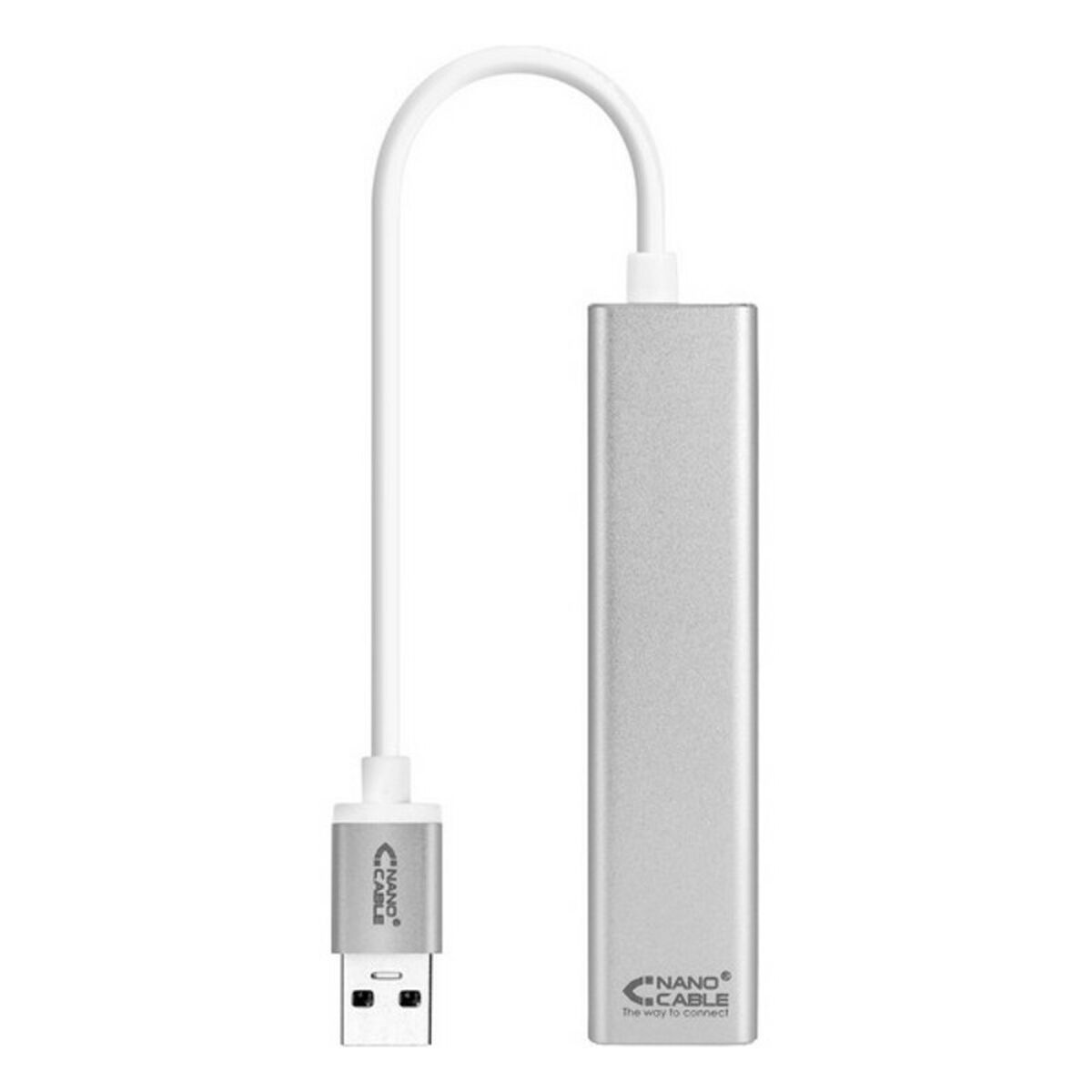 Adattatore di Rete USB 3.0 a Ethernet Gigabit NANOCABLE 10.03.0403 Argentato 2 S0225175_0
