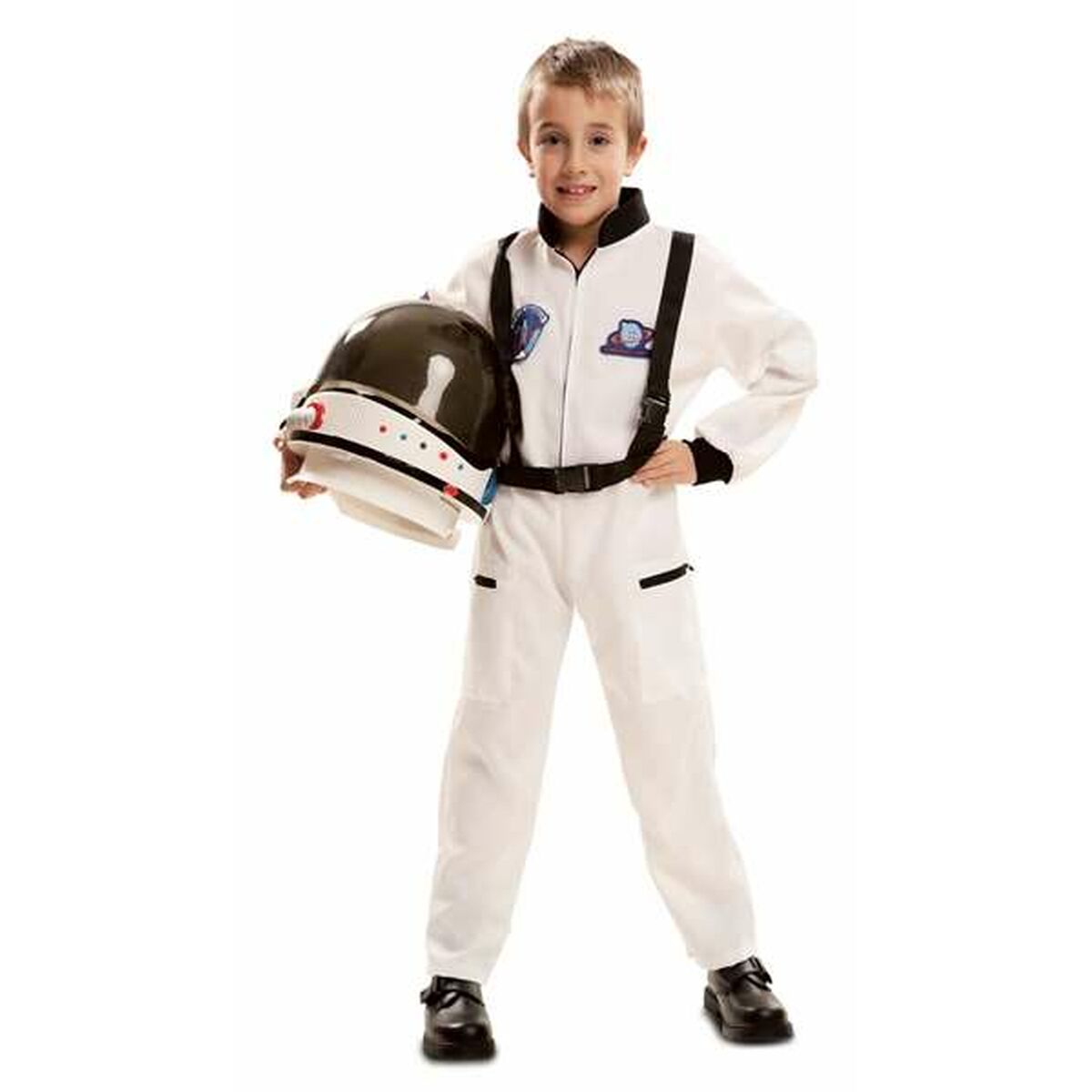 Costume per Bambini Astronauta 2 Pezzi Bianco 2 S2433861_0