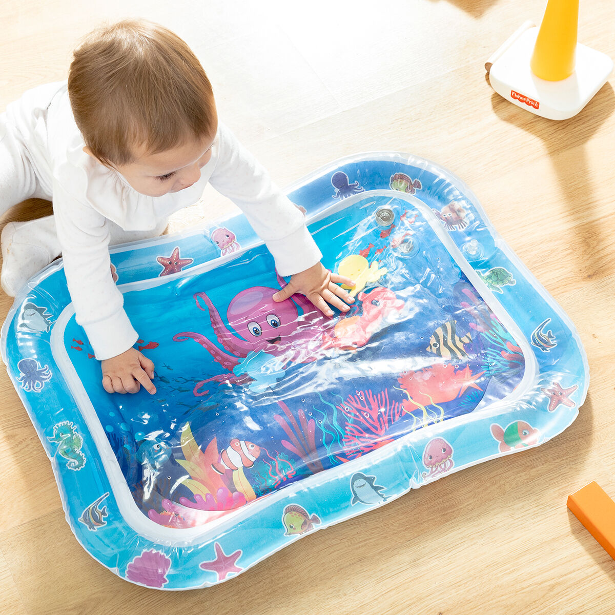 Tappeto da Gioco Gonfiabile con Acqua per Bambini Wabbly InnovaGoods 5 V0103685_3
