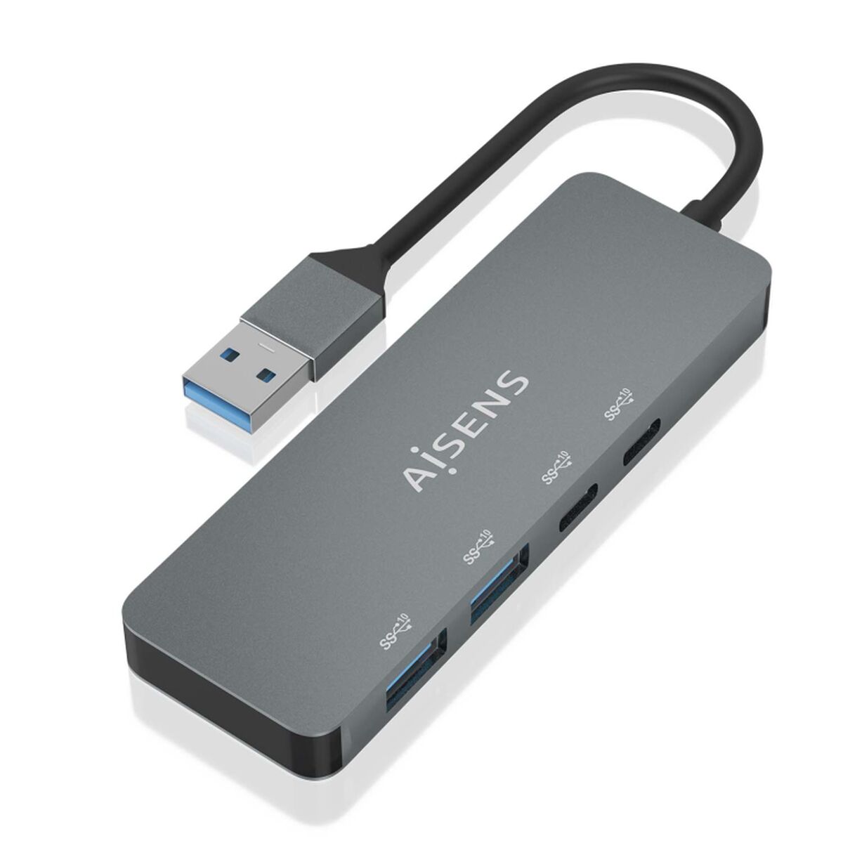 Hub USB Aisens A106-0696 Grigio 2 S5626913_0