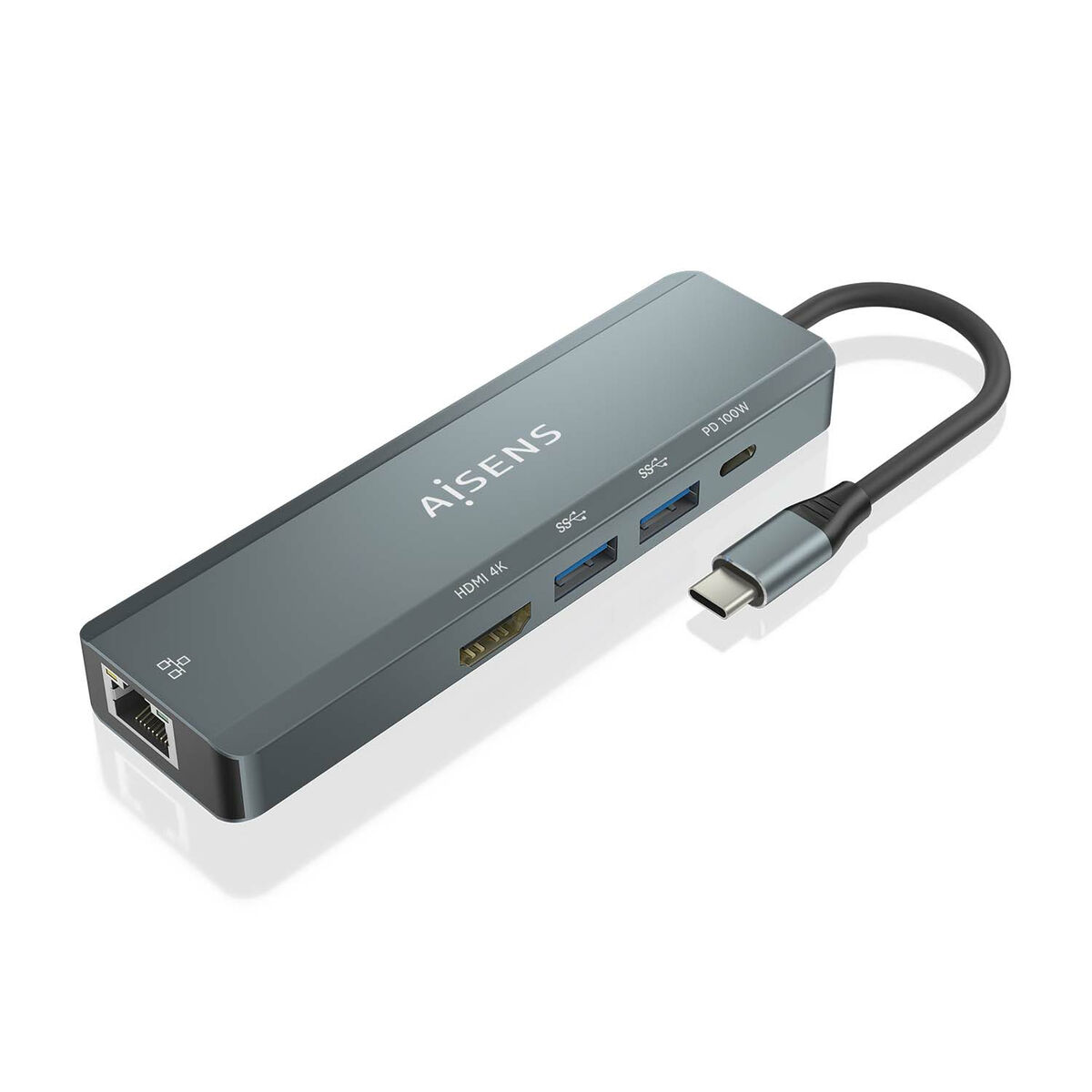 Hub USB Aisens ASUC-5P011-GR Grigio 4 S55286572_2
