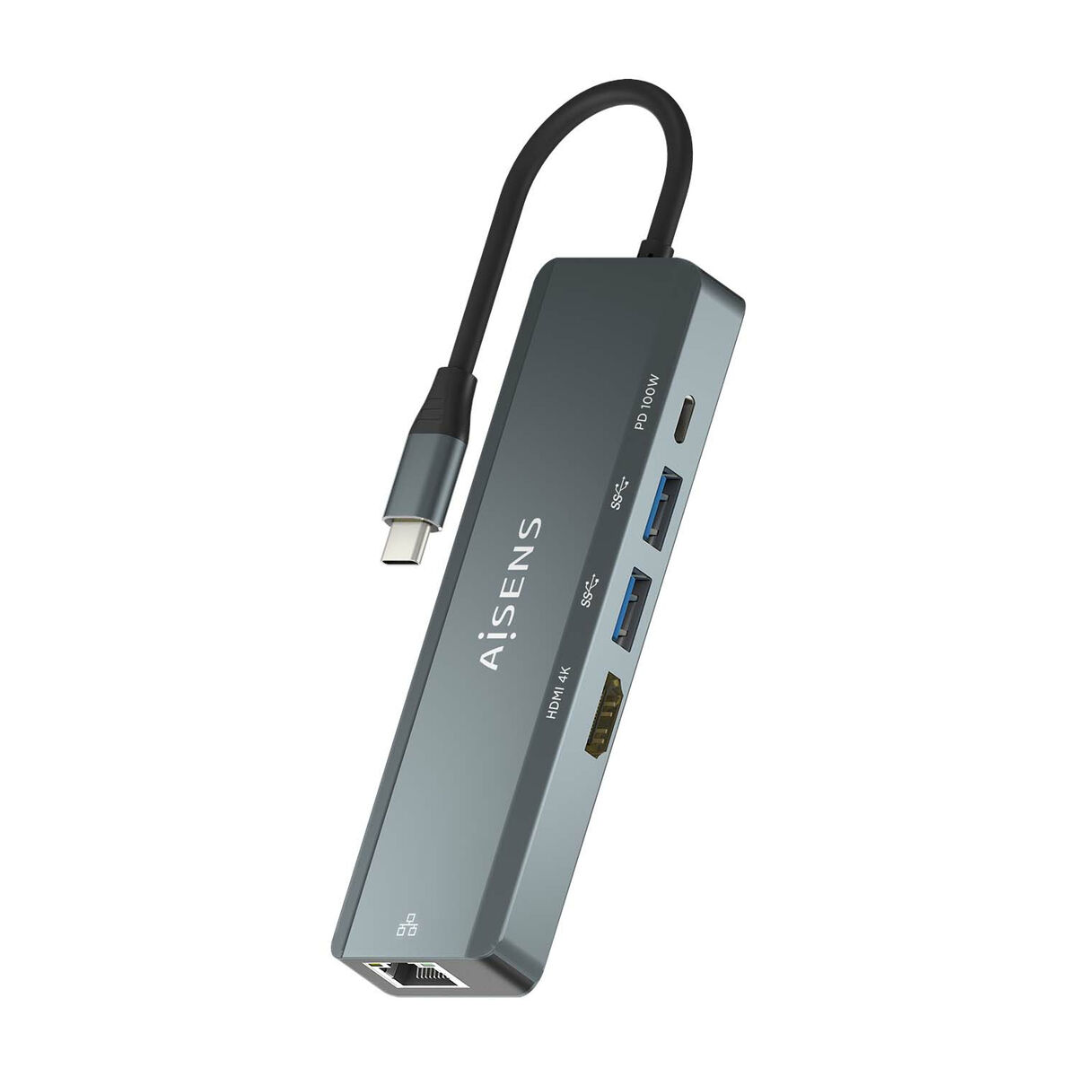Hub USB Aisens ASUC-5P011-GR Grigio 3 S55286572_1