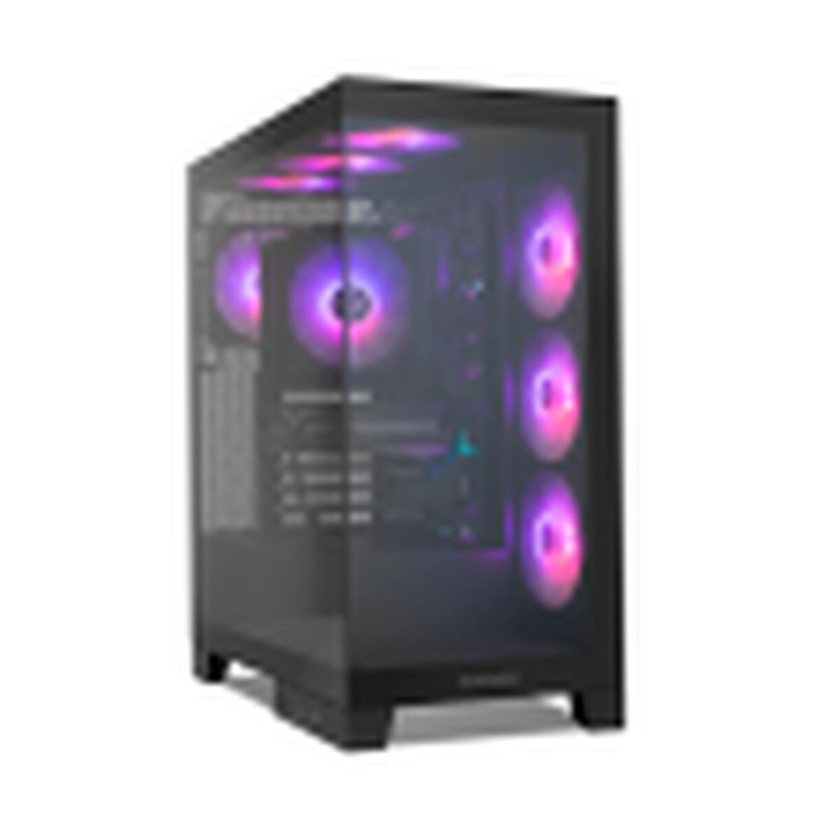 Case computer desktop ATX Nox-Xtreme NXHUMMERGLOCKBK Nero 3 S0241779_1