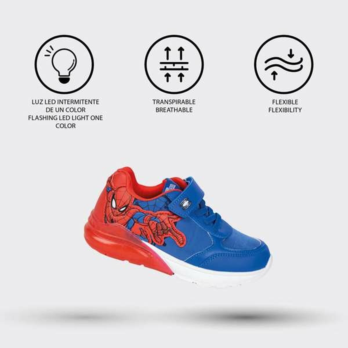 Scarpe Sportive con LED Spider-Man Blu scuro 31 5 S2446519_3