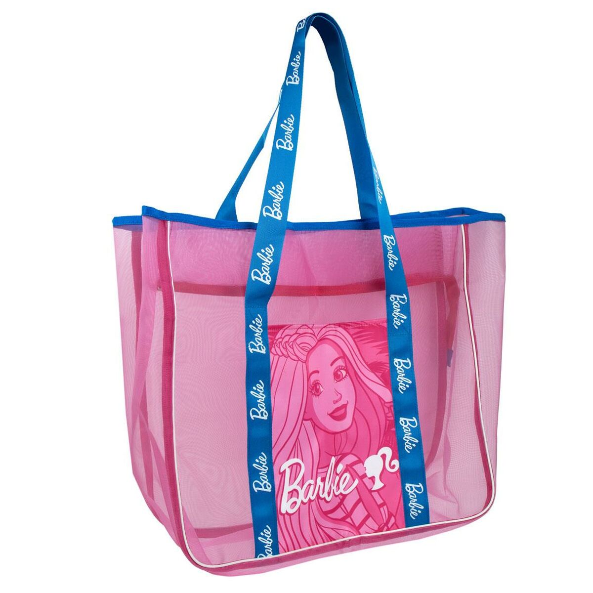 Borsa da Mare Barbie Fucsia 100 % poliestere 2 S0742290_0
