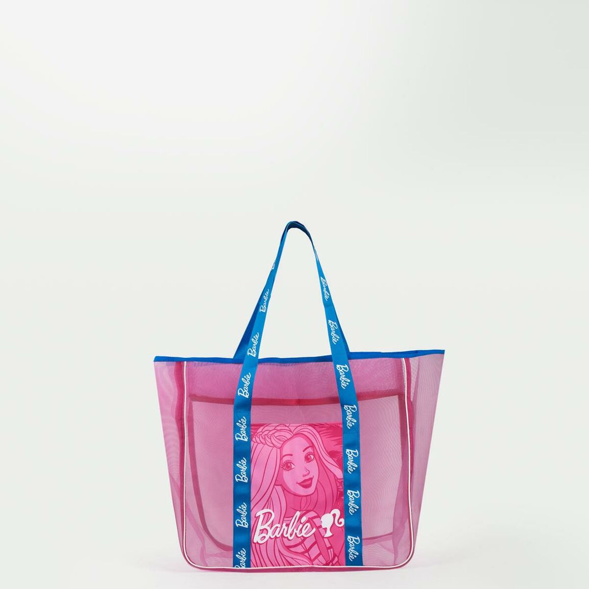 Borsa da Mare Barbie Fucsia 100 % poliestere 4 S0742290_2