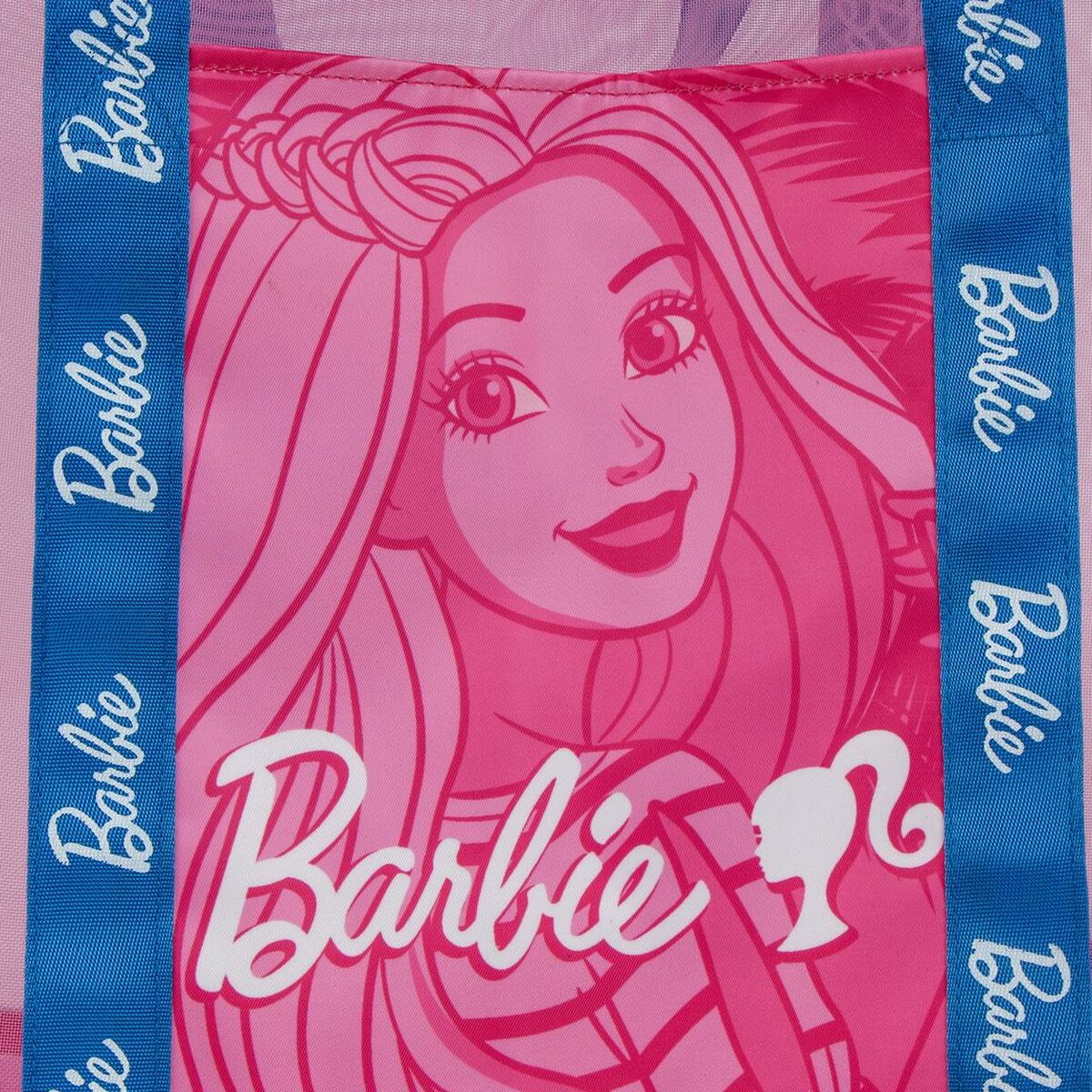 Borsa da Mare Barbie Fucsia 100 % poliestere 5 S0742290_3