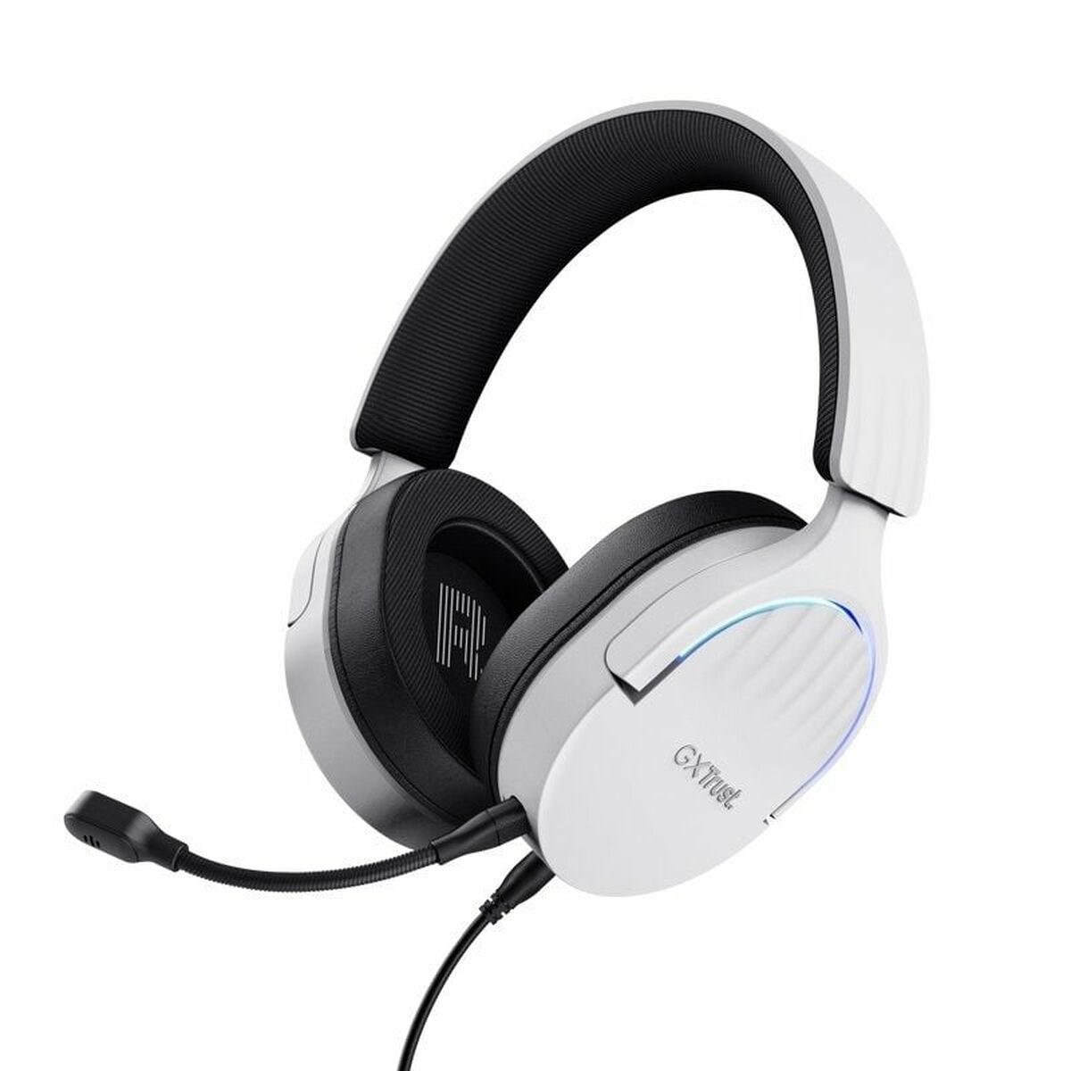 Auricolari con Microfono Gaming Trust GXT 490 Bianco Nero Multicolore Nero/Bianco 2 M0324761_0
