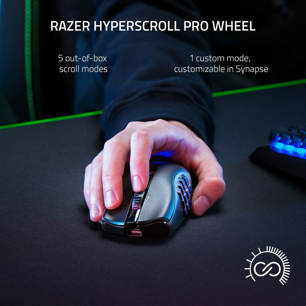 Mouse Gaming Razer RZ01-04400100-R3G1 Nero 30000 dpi 7 M0315461_5