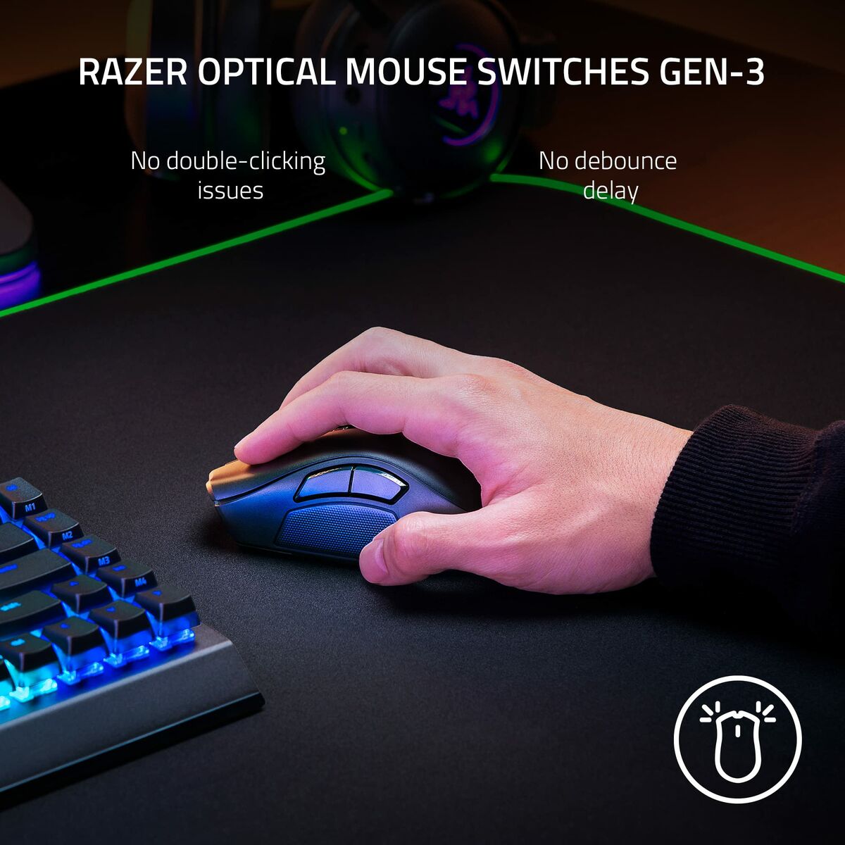 Mouse Gaming Razer RZ01-04400100-R3G1 Nero 30000 dpi 8 M0315461_6