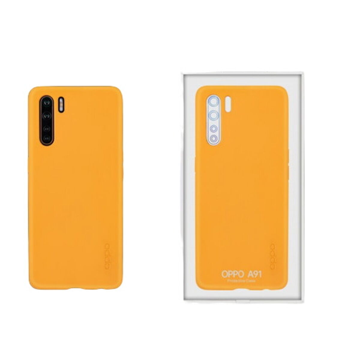 Custodia per Cellulare Oppo A91 Arancio 3 M0321985_1