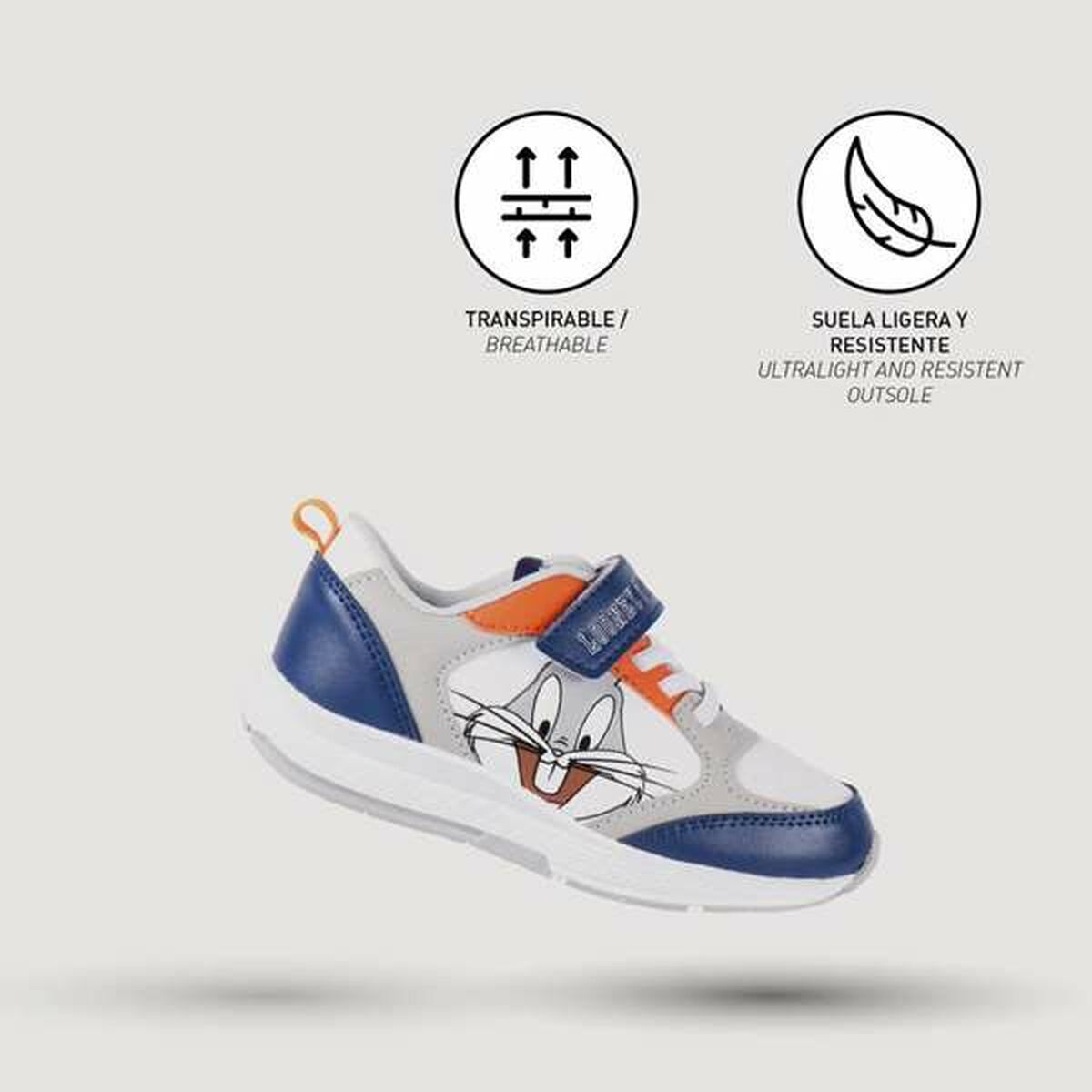 Scarpe Sportive per Bambini Looney Tunes Grigio 30 5 S2445555_3