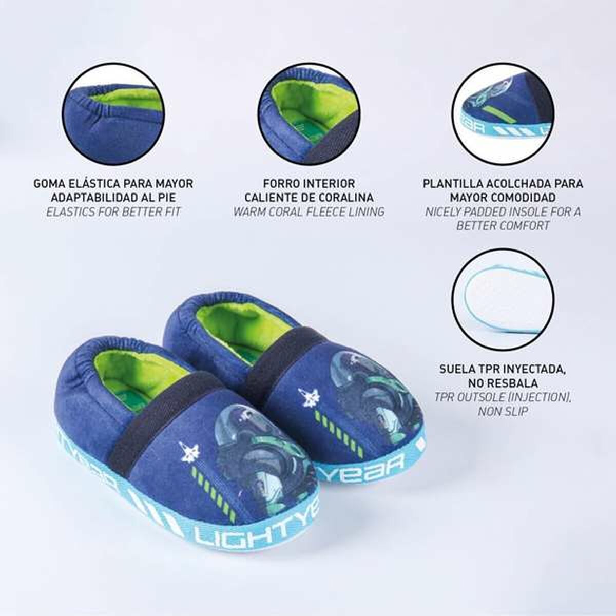Ciabatte da casa Buzz Lightyear Blu scuro 34-35 6 S2445672_4
