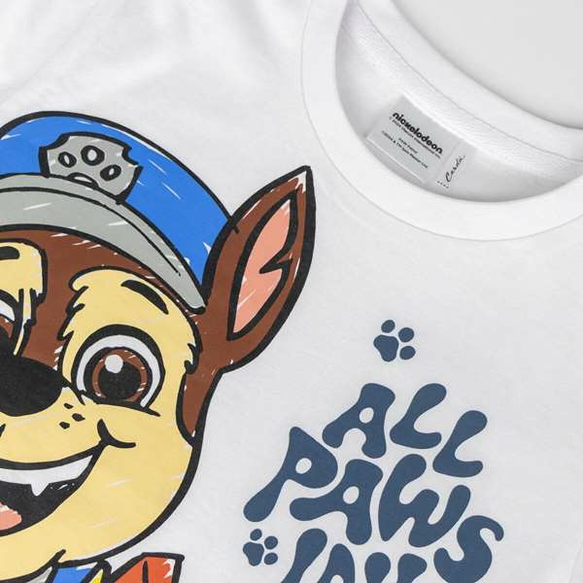 Maglia a Maniche Corte per Bambini The Paw Patrol Bianco 2 Anni 4 S2447811_2