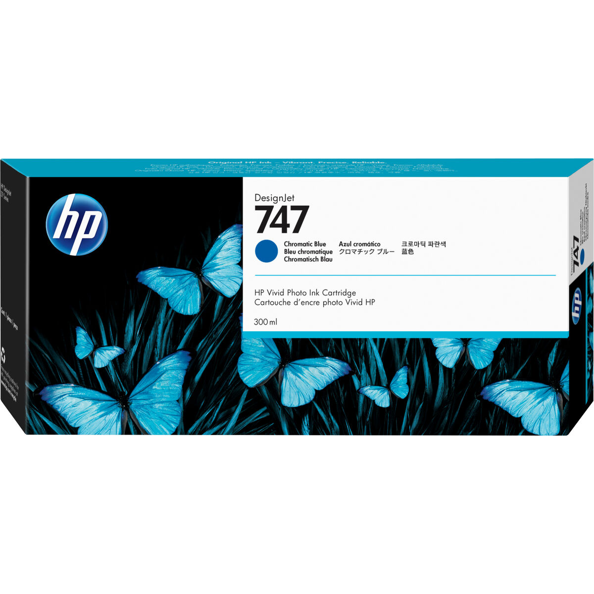 Cartuccia ad Inchiostro Originale HP 747 Azzurro 2 S7754260_0