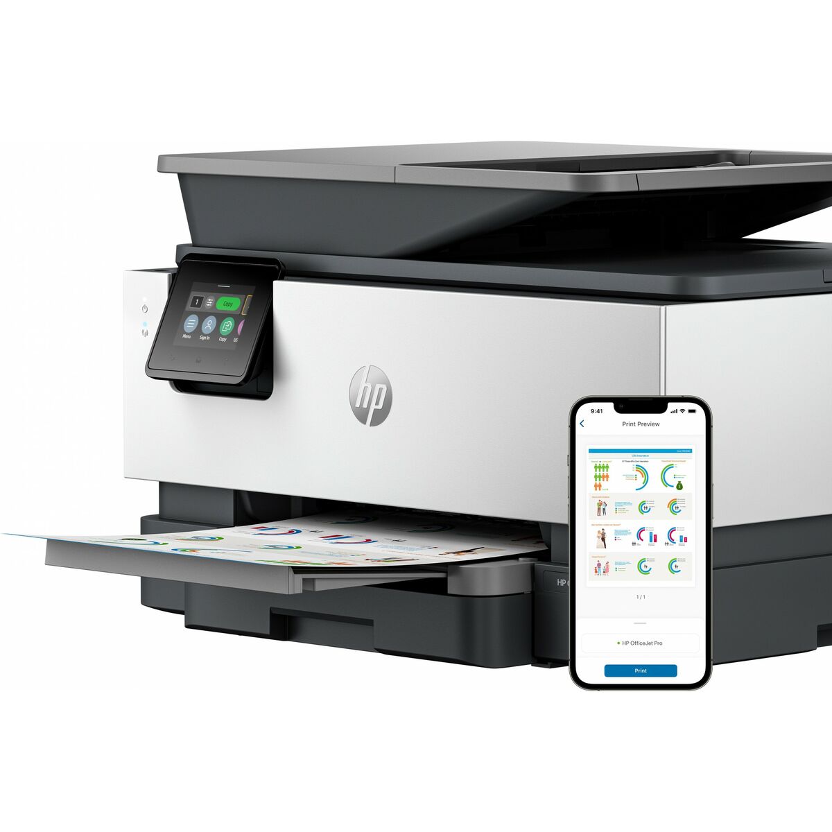 Stampante Multifunzione HP Officejet Pro 9120b 3 S55263487_1