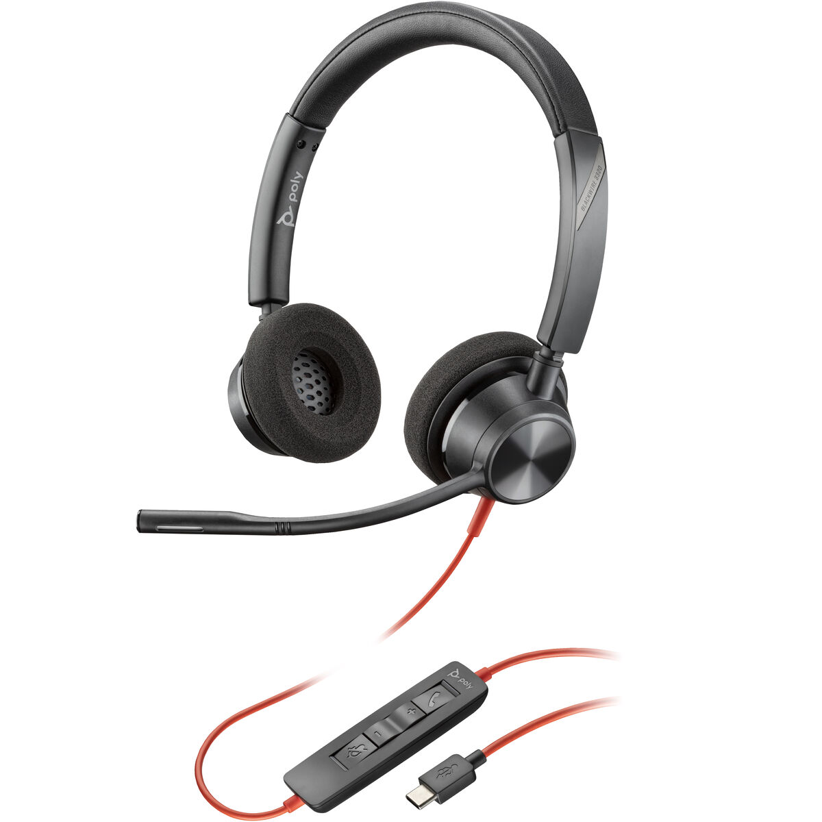 Auricolari con Microfono HP Blackwire 3320 Nero 2 S77179792_0