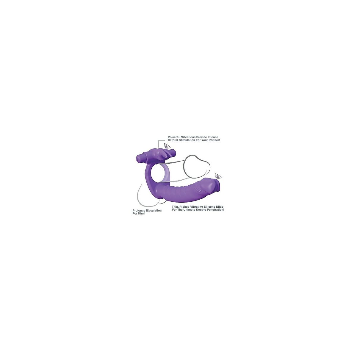 Vibratore per il Punto-G Pipedream Viola 3 M0405636_1