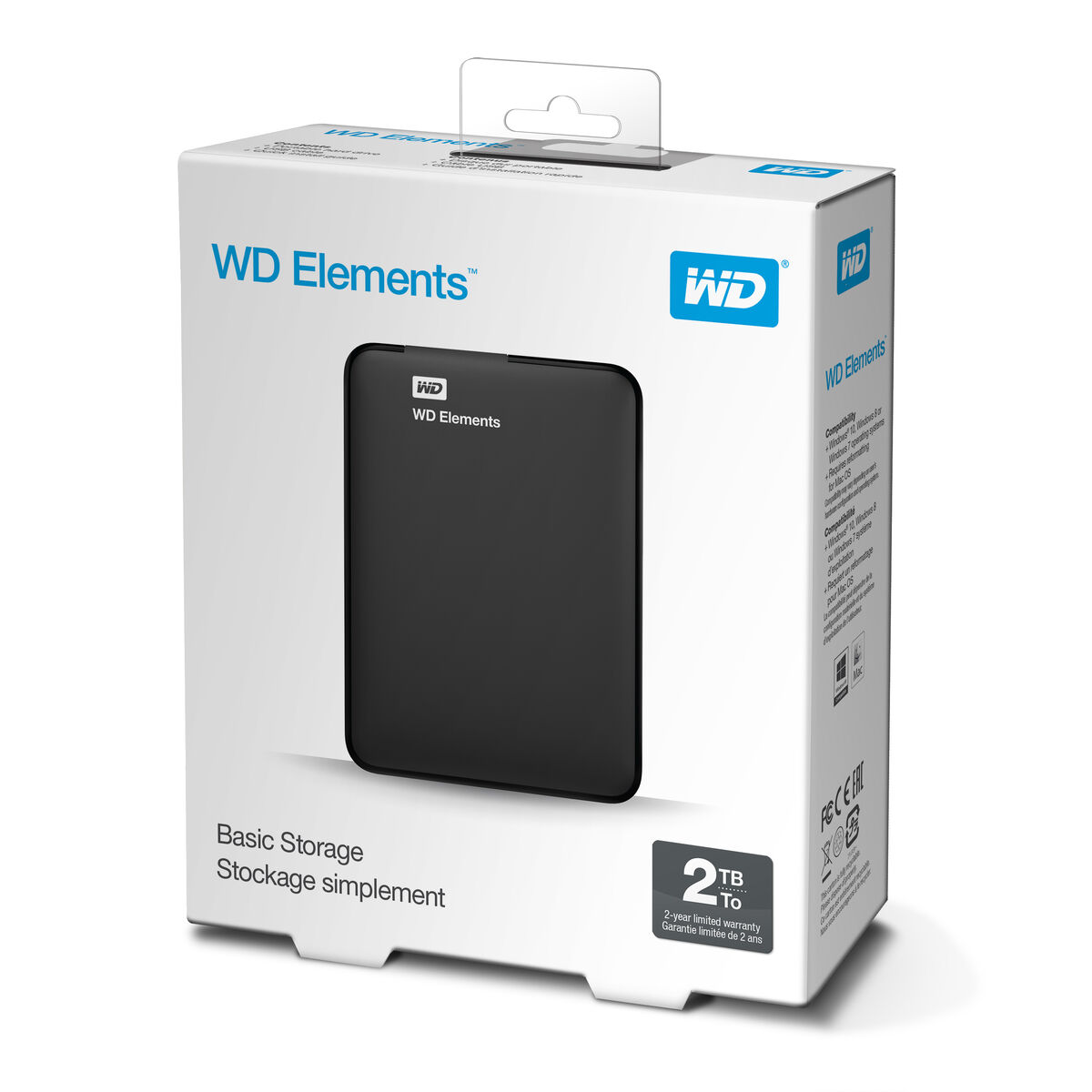 Hard Disk Esterno Western Digital ELEMENTS 2 TB 3 S0437124_1