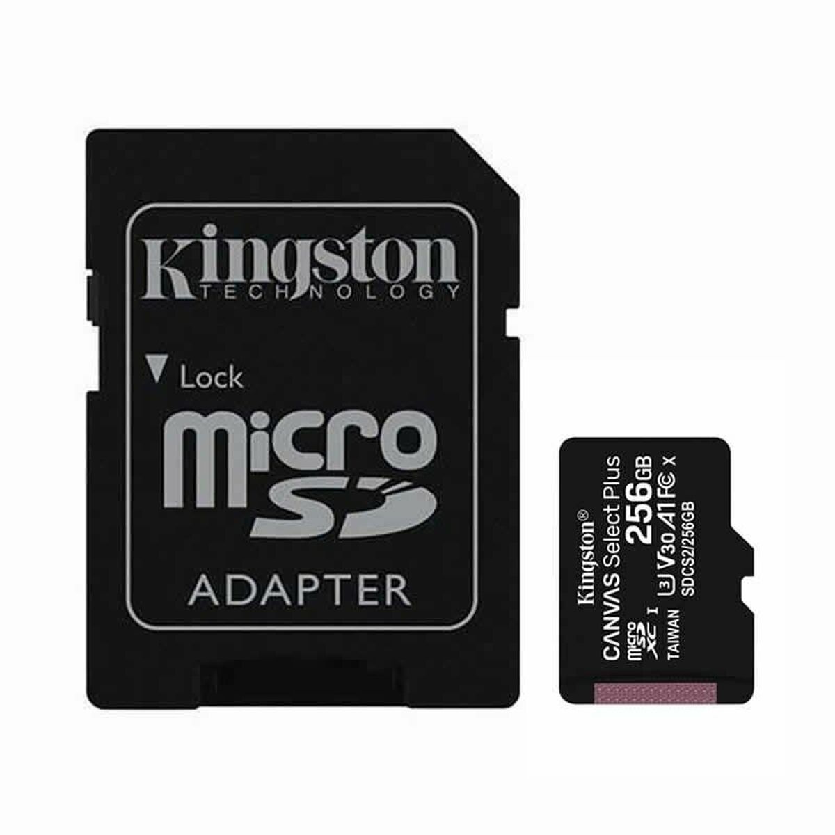Scheda Di Memoria Micro SD con Adattatore Kingston SDCS2/256GB 256 GB 2 S9904287_0