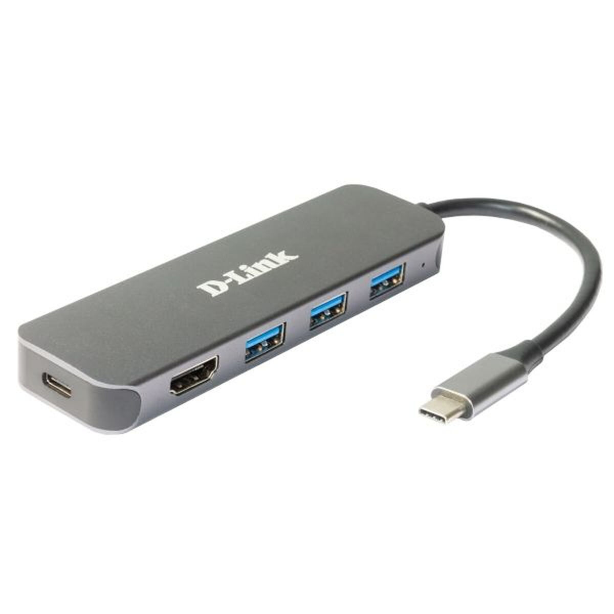 Hub USB D-Link DUB-2333 Grigio 60 W 2 S55168698_0