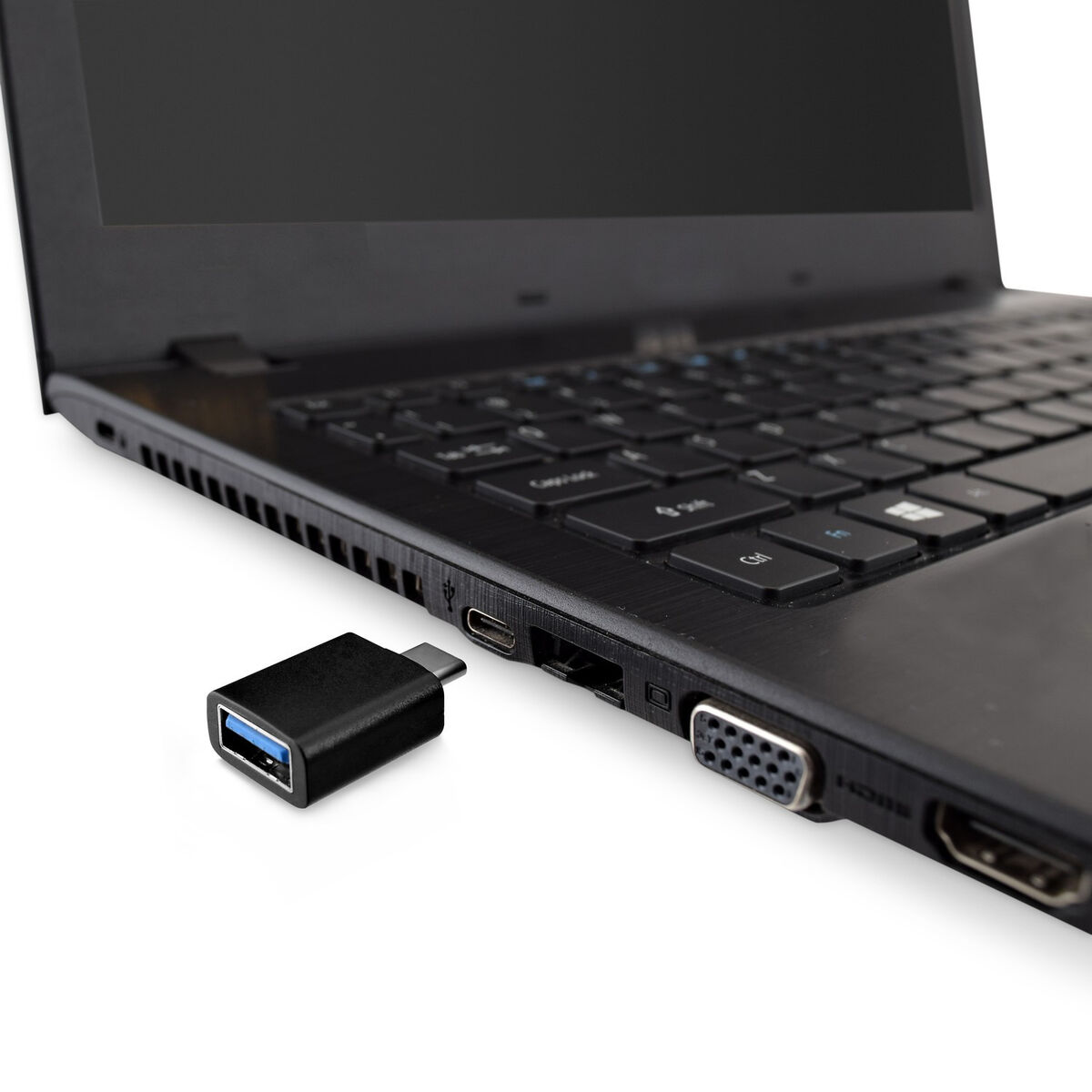 Adattatore USB-C con USB V7 V7U3C2A-BLK-1N 3 S55019264_1