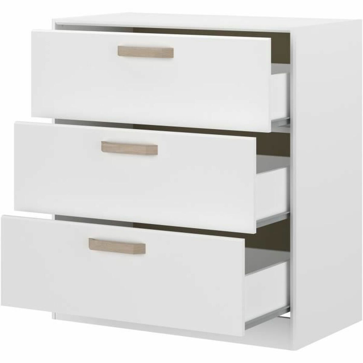 Cassettiera Parisot Bianco 79,7 x 87,8 x 43,8 cm 4 S71001510_2