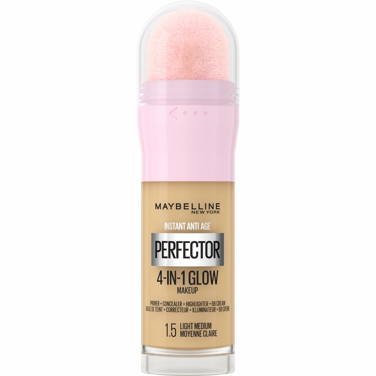 Base per Trucco Fluida Maybelline Instant Age Perfector Glow Nº 1,5 Light Medium 20 ml 2 S05120808_0