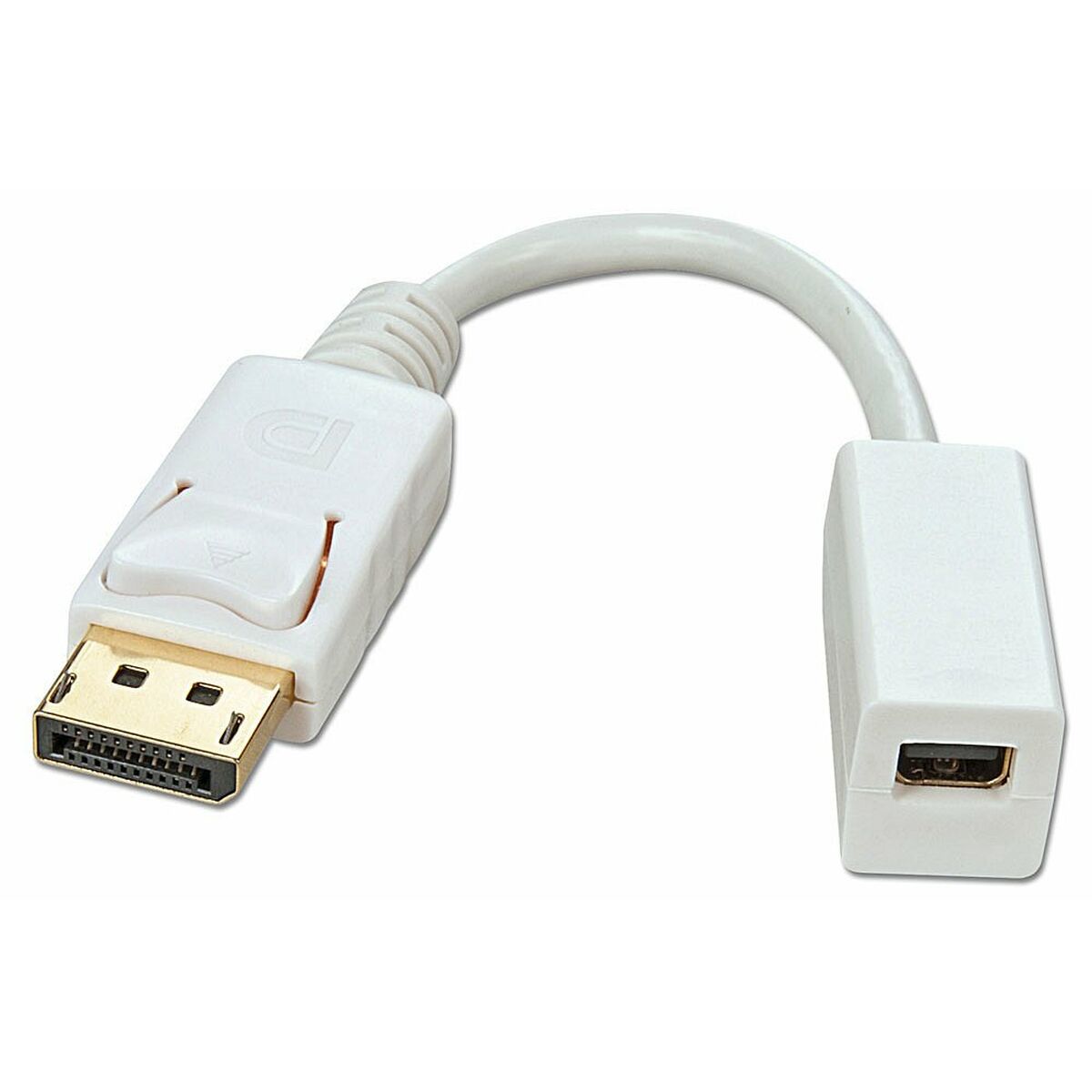 Adattatore Mini DisplayPort con DisplayPort LINDY 41060 Bianco 2 S7716742_0