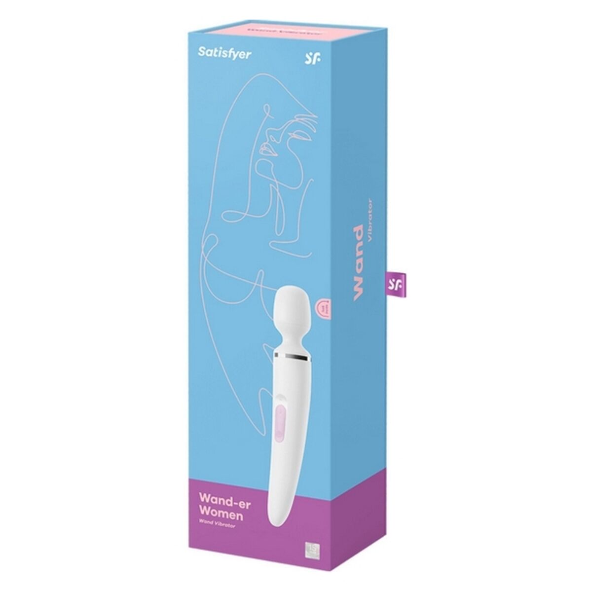 Vibratore per il Punto-G Satisfyer Wand-er Woman Bianco 4 S9402641_2