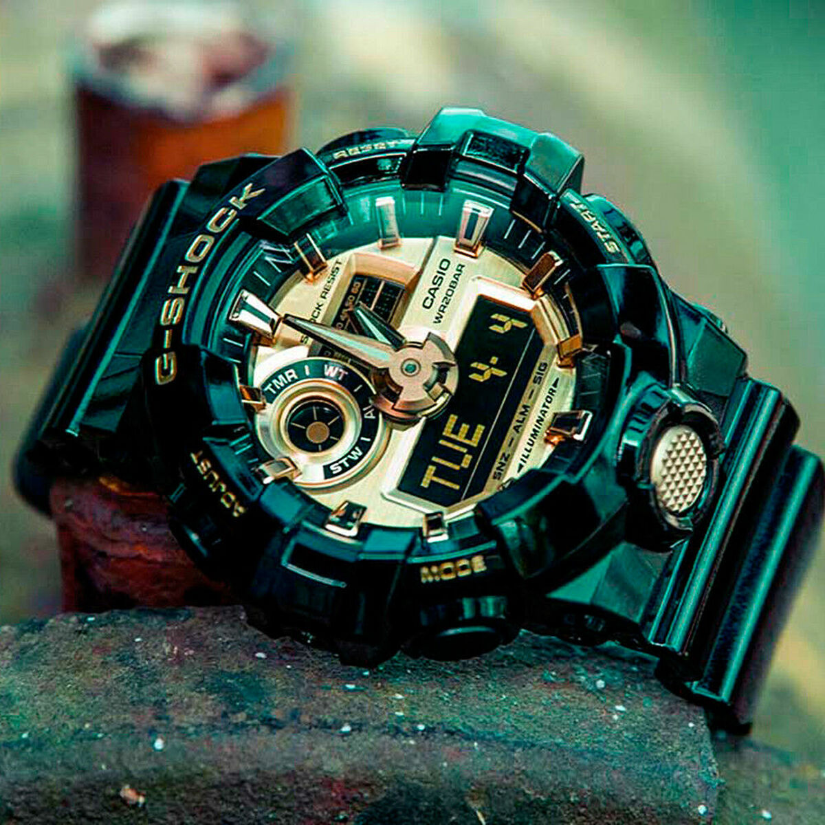 Orologio Uomo Casio G-Shock GA-710 Ø 49 mm Nero Oro 4 S7158816_2