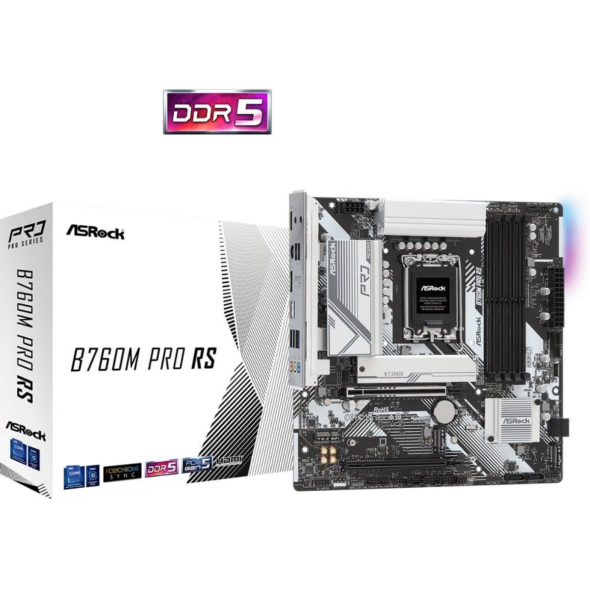 Scheda Madre ASRock 90-MXBLH0-A0UAYZ LGA 1700 Intel B760 2 M0308752_0