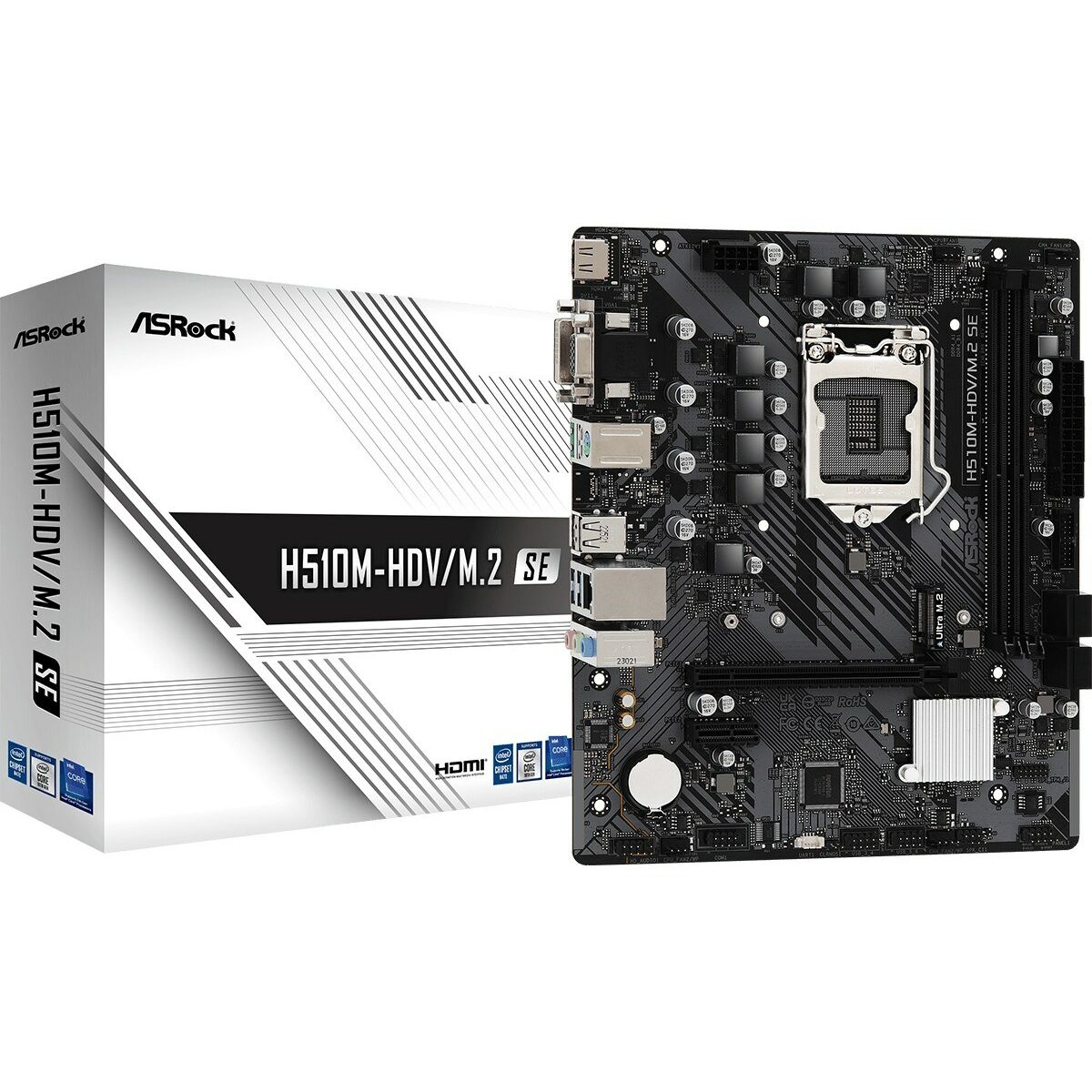 Scheda Madre ASRock H510M-HDV/M.2 SE LGA 1200 Intel H470 2 M0311409_0